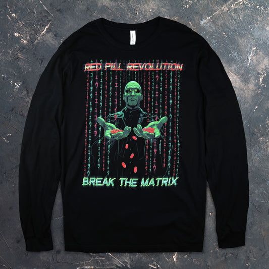 Red Pill Revolution [Long-Sleeve Jersey Tee]